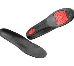 Schuhzubehör & Schuhpflege|Sportausrüstung*SoleFoot Einlegesohlen ideal für Arbeitsschuhe Einlagen Hi-Performance Schuheinlage Work Black Deluxe Edition Schwarz/Rot