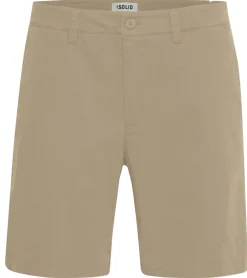 Shorts & Bermudas*SOLID ! Joe Herren Freizeit-Bermuda Chino-Hose Baumwoll-Shorts kurze Hose 21108170 170630 Beige