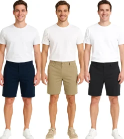Shorts & Bermudas*SOLID ! Joe Herren Freizeit-Bermuda Chino-Hose Baumwoll-Shorts kurze Hose 21108170 in Dunkelblau, Schwarz oder Beige