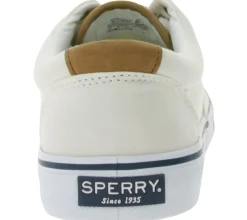 Segelschuhe & Bootsschuhe*SPERRY Bahama Striper II Cvo SW Herren Bootsschuhe mit Wave-Siping-Technologie STS22043 Weiß