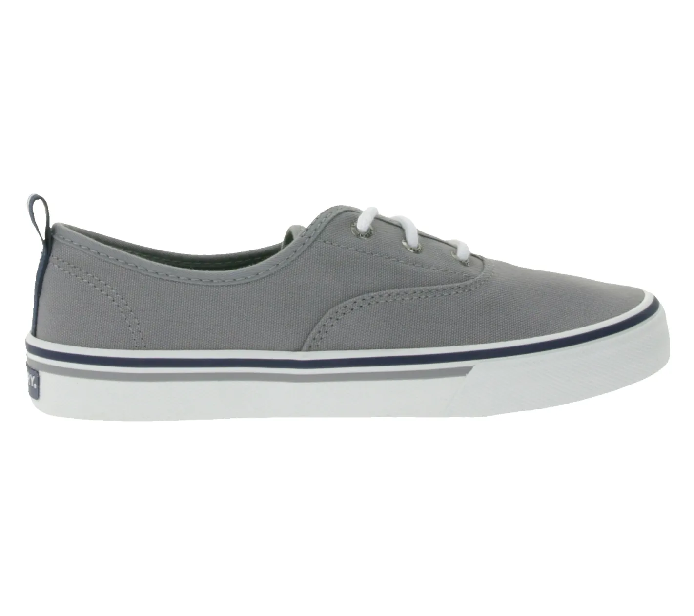 Sneaker & Turnschuhe*SPERRY Crest CVO Canvas Damen Freizeit-Sneaker mit Memory-Foam Sohle Alltags-Schuhe Schnür-Schuhe STS84830 Grau/Weiß