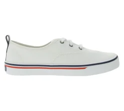 Sneaker & Turnschuhe*SPERRY Crest CVO Canvas Damen Freizeit-Sneaker mit Memory-Foam Sohle Alltags-Schuhe Schnür-Schuhe Weiß, Grau oder Schwarz