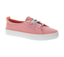 Sneaker & Turnschuhe*SPERRY Crest Vibe Canvas Damen Freizeit-Sneaker nachhaltige Alltags-Schuhe Schlupf-Schuhe STS884 Flamingo Pink oder Weiß