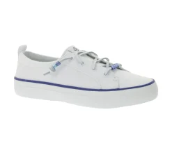 Sneaker & Turnschuhe*SPERRY Crest Vibe Canvas Damen Freizeit-Sneaker nachhaltige Alltags-Schuhe Schlupf-Schuhe STS88472 Weiß/Blau