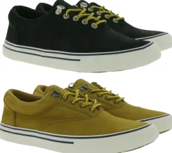 Sneaker & Turnschuhe*SPERRY Striper Storm CVO Sneaker für Herren Echtleder mit Wechselfußbett oder Schwarz Braun