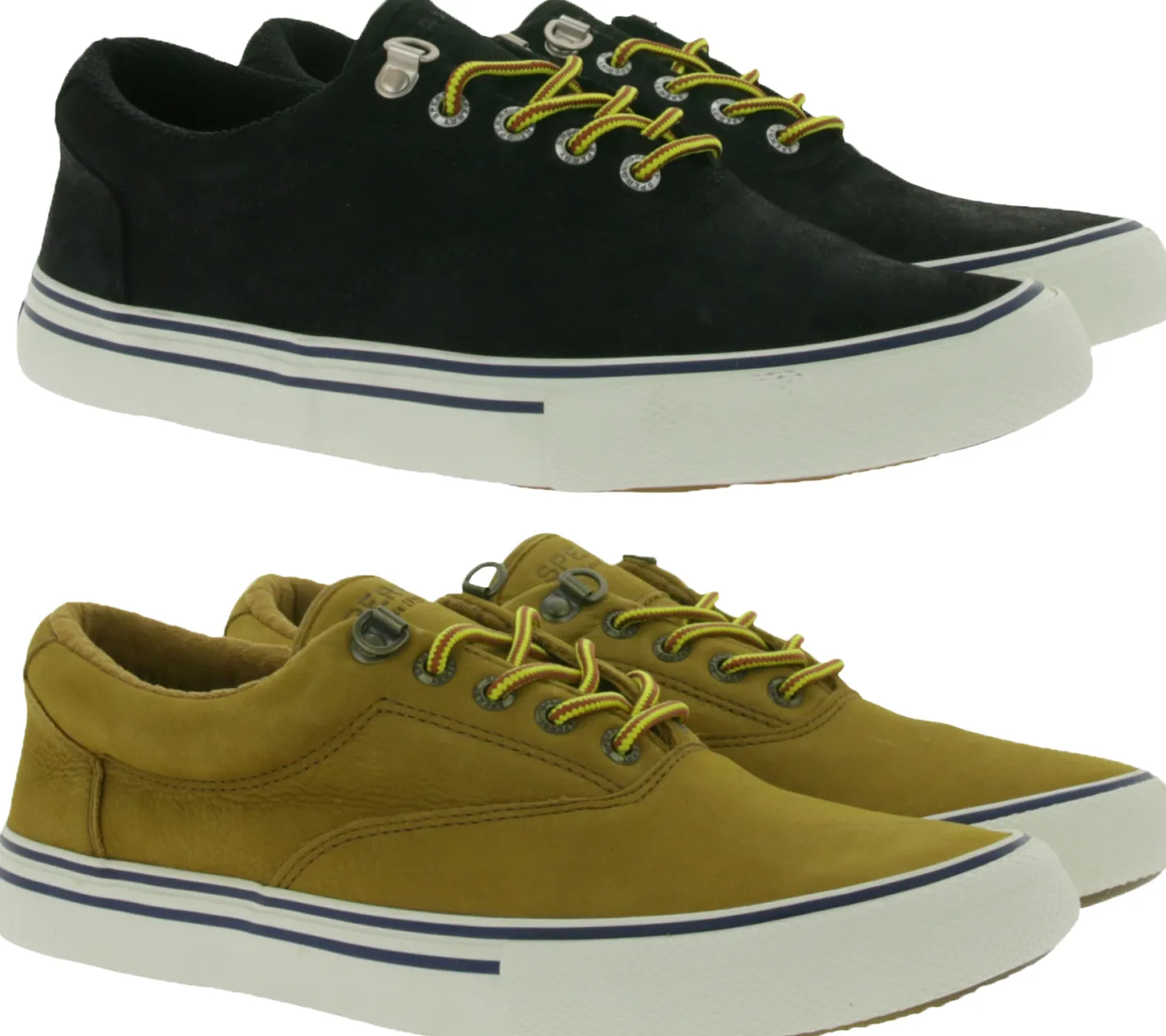 Sneaker & Turnschuhe*SPERRY Striper Storm CVO Sneaker für Herren Echtleder mit Wechselfußbett oder Schwarz Braun