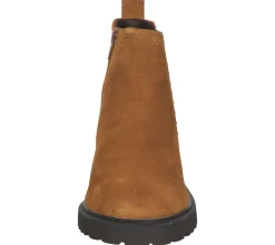 Boots & Stiefel*SPM Lano Damen Echtleder Stiefelette mit Nietenbesatz Chelsea Boots 11000017-03002-935 Braun