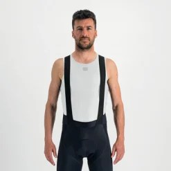 Unterwäsche|Große Größen*sportful Herren Kurzarm Unterhemden Pro Baselayer Sleeveless Tanktop Weiß