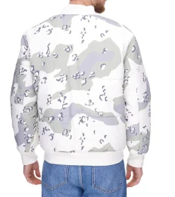 Jacken & Mäntel*STAPLE Broadway Herren Bomber-Jacke im Allover-Camouflage-Print wendbare Herbst-Jacke 220907065 Hellbraun/Beige