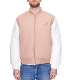 Jacken & Mäntel*STAPLE Broadway Herren Bomber-Jacke im Allover-Camouflage-Print wendbare Herbst-Jacke 220907065 Hellbraun/Beige