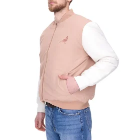 Jacken & Mäntel*STAPLE Broadway Herren Bomber-Jacke im Allover-Camouflage-Print wendbare Herbst-Jacke 220907065 Hellbraun/Beige