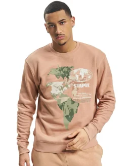 Sweater & Pullover|Pullover & Sweater*STAPLE Peachtree Rundhalspullover rot