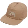 Caps & Mützen*STAPLE Sage Herren Snapback-Cap mit Marken-Schriftzug auf der Front Baumwoll-Cap 2302X7198 Braun