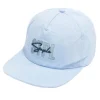 Caps & Mützen*STAPLE Sage Herren Snapback-Cap mit Marken-Schriftzug auf der Front Baumwoll-Cap 2302AX7198 Hellblau