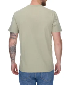 T-Shirts & Tank Tops*STAPLE Sage Herren T-Shirt modisches Baumwoll-Shirt mit großem Schlangen und Adler Print 2209C6995 Olivgrün