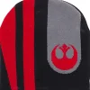 Caps & Mützen*BioworldMerch Star Wars Das Erwachen der Macht Beanie Strick-Mütze Poe Dameron KC505009STW Schwarz/Grau/Rot