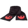 Handschuhe & Schals*BioworldMerch Star Wars Rebellenallianz Schal für Damen und Herren Fan-Wear Strick-Schal KS080443STW Schwarz