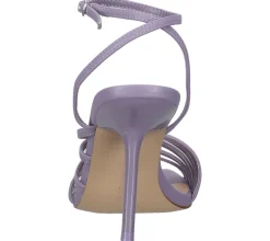 Zehentrenner & Sandalen*Steve Madden All In Damen Sandalette Riemchen-Sandalen SM11001918-02002-523 Lavendel-Lila