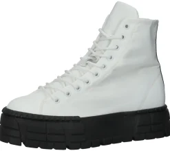 Sneaker & Turnschuhe*Steve Madden Faye Damen Sneaker Plateau-Turnschuhe Made in Portugal SM11001862-04004-194 Weiß