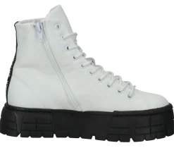 Sneaker & Turnschuhe*Steve Madden Faye Damen Sneaker Plateau-Turnschuhe Made in Portugal SM11001862-04004-194 Weiß