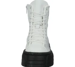 Sneaker & Turnschuhe*Steve Madden Faye Damen Sneaker Plateau-Turnschuhe Made in Portugal SM11001862-04004-194 Weiß