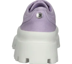 Sneaker & Turnschuhe*Steve Madden Mt Fuji Damen Sneaker Plateau-Turnschuhe Canvas SM11001840-04004-56P Lila