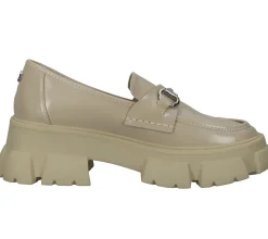 Ballerinas & Slipper|Halbschuhe & Pumps*Steve Madden Trifecta Plateau-Schuhe Retro Loafer Halbschuhe SM11001855-02002-166 Beige
