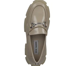 Ballerinas & Slipper|Halbschuhe & Pumps*Steve Madden Trifecta Plateau-Schuhe Retro Loafer Halbschuhe SM11001855-02002-166 Beige