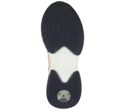 Sneaker & Turnschuhe*STEVEN NEW YORK Damen Echtleder-Schuhe Low-Top Sneaker mit Dämpfung Made in Portugal SNY11000296-03005-348 Khaki/Rosa/Blau