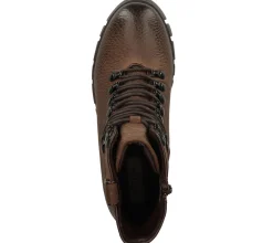 Boots & Stiefel*STEVEN NEW YORK Damen Echtleder Stiefelette Schnür-Schuhe SNY11000103-03003-983 Braun