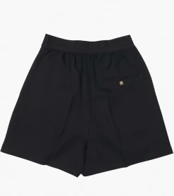 Shorts & Bermudas|Jeans & Hosen*Stockholm (Surfboard) Club Herren Loose Short kurze Schlupfhose mit Gummibund U5000028 Schwarz