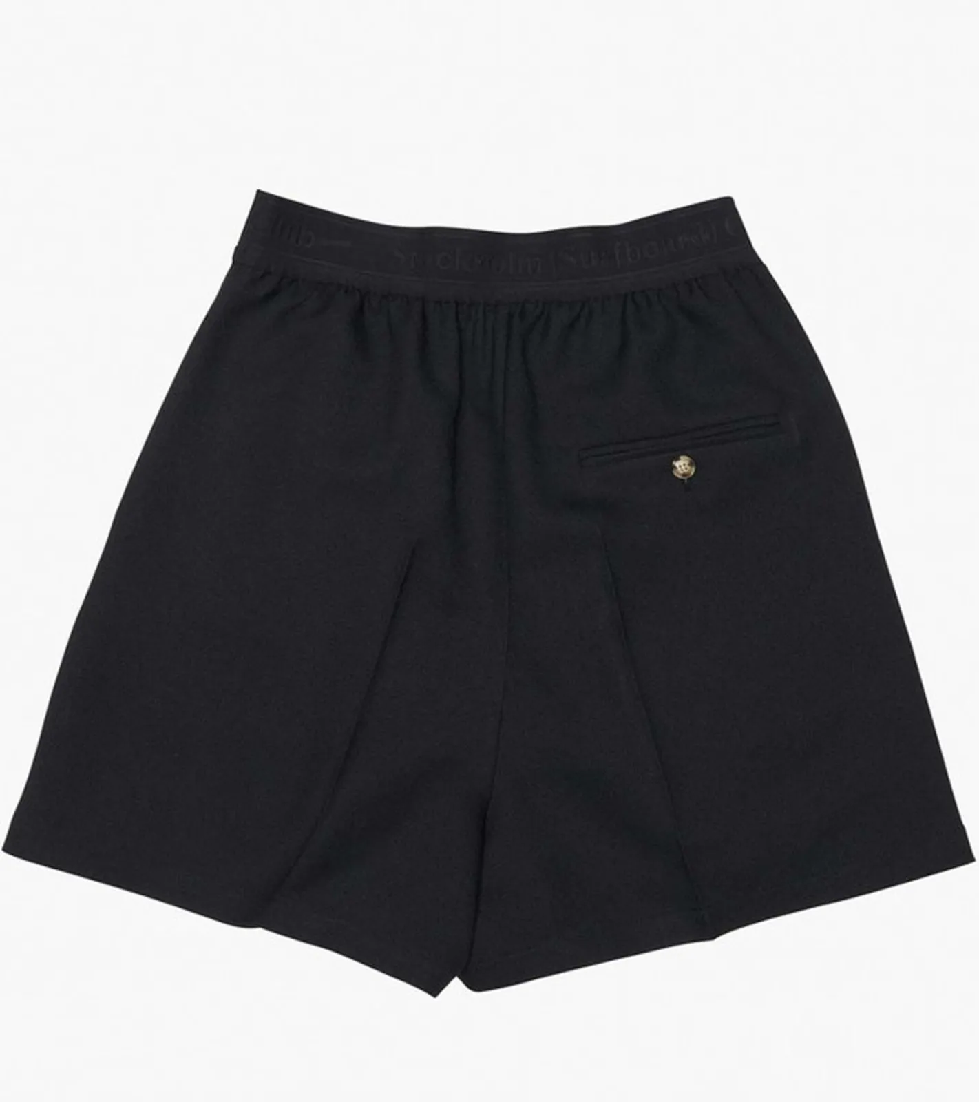 Shorts & Bermudas|Jeans & Hosen*Stockholm (Surfboard) Club Herren Loose Short kurze Schlupfhose mit Gummibund U5000028 Schwarz