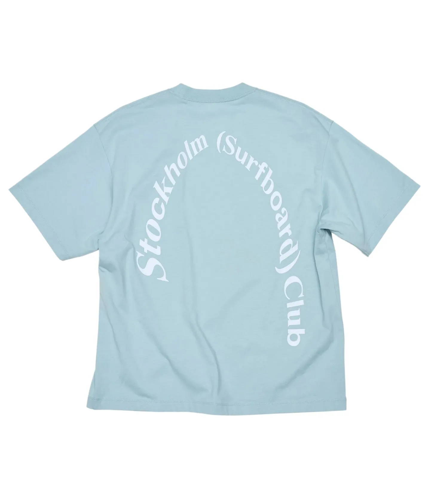 T-Shirts & Tank Tops*Stockholm (Surfboard) Club Herren T-Shirt stylisches Baumwoll-Shirt Kurzarm-Shirt U1000043 Hell-Blau