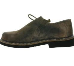 Schnürschuhe & Halbschuhe*STONEROCK Wildbock Baijra Herren Trachten-Schuhe Echtleder-Schuhe Haferl-Schuhe Schnür-Schuhe 1001 Braun/Schwarz