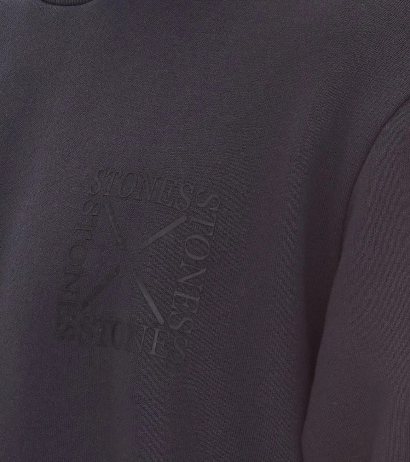 Pullover & Sweater*STONES Herren Basic-Pullover moderner Baumwoll-Sweater Sweatshirt Langarm-Shirt 400gsm Dunkel-Grau