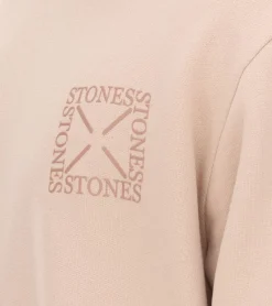 Pullover & Sweater*STONES Herren Basic-Pullover moderner Baumwoll-Sweater Sweatshirt Langarm-Shirt 400gsm in Dunkelgrau, Schwarz oder Beige