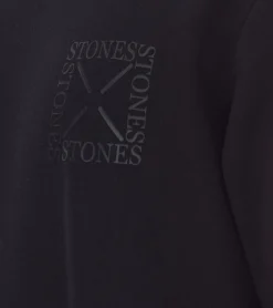 Pullover & Sweater*STONES Herren Basic-Pullover moderner Baumwoll-Sweater Sweatshirt Langarm-Shirt 400gsm in Dunkelgrau, Schwarz oder Beige