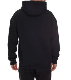 Jacken & Mäntel*STONES Herren Oversized-Jacke moderner Baumwoll-Jacke 400gsm mit Kapuze mit Logo-Stickerei oder Schwarz Hellbraun