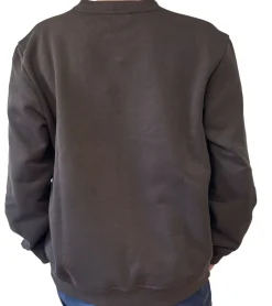 Pullover & Sweater*STONES Herren Pullover Baumwoll-Sweater Rundhals-Sweater Oversize-Sweater 400gsm Sweatshirt Rot, Dunkelbraun oder Braun