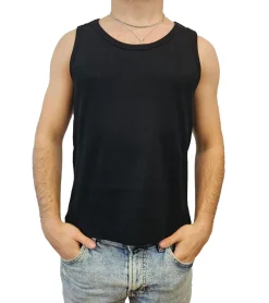 T-Shirts & Tank Tops*STONES Herren Tank Top modernes Shirt aus Baumwolle Rundhals-Top Muskel-Shirt Unterhemd Dunkelblau, Schwarz, Pink oder Beige