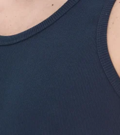 T-Shirts & Tank Tops*STONES Herren Tank Top modernes Shirt aus Baumwolle Rundhals-Top Muskel-Shirt Unterhemd Dunkelblau