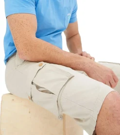 Shorts & Bermudas*O46bpx stylische Herren Cargo-Long-Bermuda kurze Sommer-Hose mit vielen Taschen Große Größen 920840 Beige