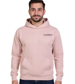 Pullover & Sweater*SUBLEVEL Herren Kapuzen-Pullover Baumwoll-Hoodie mit Eingriffstaschen Sweater H10014T21326A1 13300 Rosa