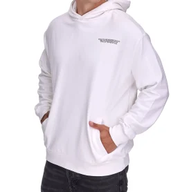 Pullover & Sweater*SUBLEVEL Herren Kapuzen-Pullover Baumwoll-Hoodie mit Eingriffstaschen Sweater H10014T21326A Rosa, Hellgrün oder Weiß