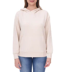 Sweater & Pullover*SUPERSOFT Meya Damen Hoodie Basic Kapuzen-Pullover 76645734 Beige