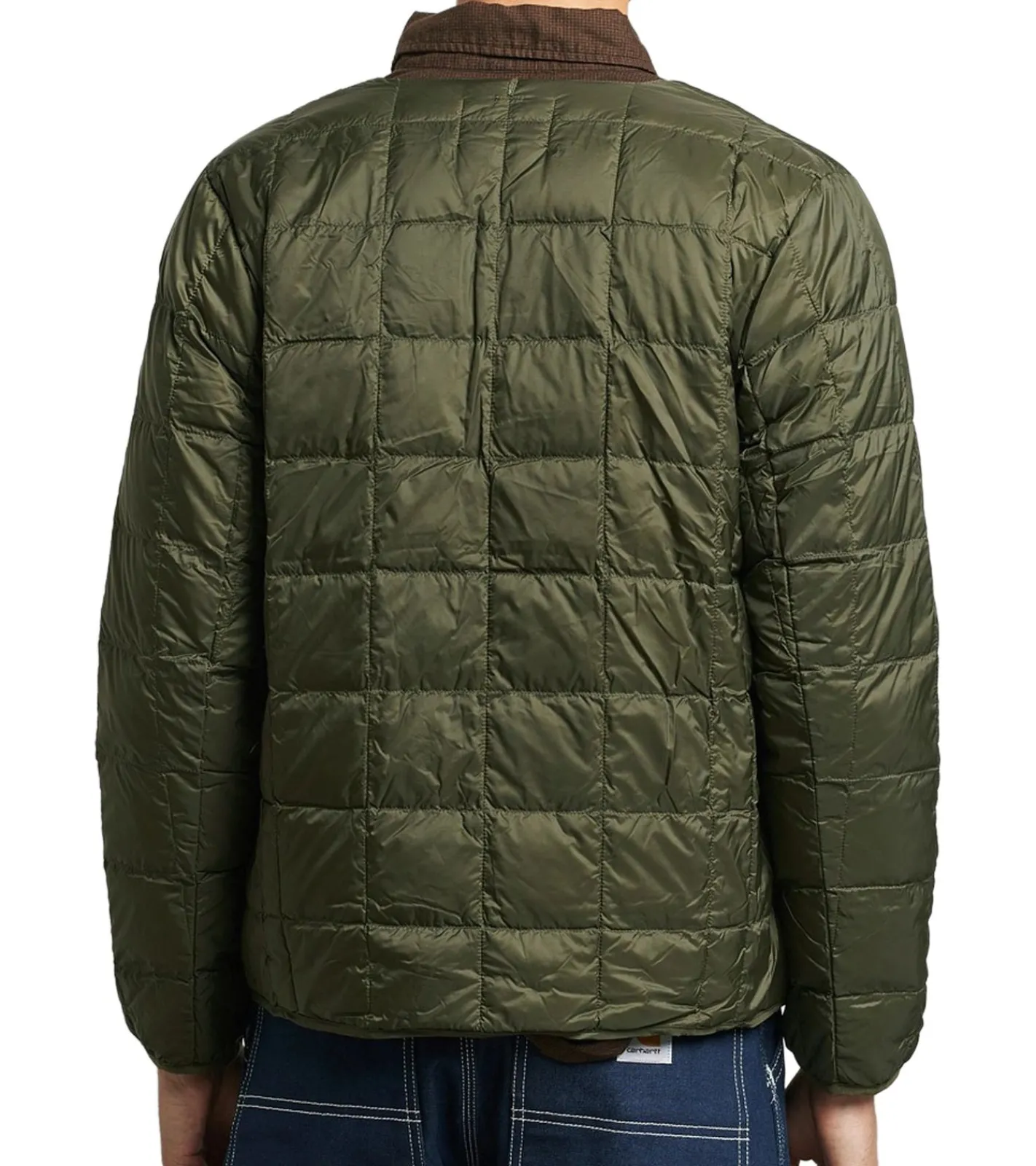 Jacken & Mäntel*TAION Herren 800 FLP Daunen-Jacke mit Knopfverschluss Stepp-Jacke stylische Outdoor-Jacke Grün