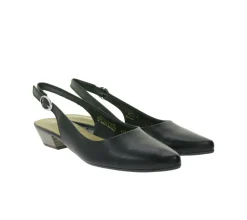 Halbschuhe & Pumps*Tamaris Damen Sling-Pumps elegante Echtleder-Schuhe 750178 Schwarz