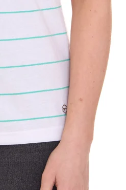 Tops & T-Shirts*Tamaris T-Shirt schickes Damen Sommer-Shirt mit Rundhalsausschnitt Baumwoll-Shirt 99612539 Weiß