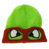 Caps & Mützen*BioworldMerch Teenage Mutant Ninja Turtles Beanie im Raphael-Gesichtsdesign Strick-Beanie Fan-Artikel KC07QOTMT Grün