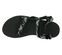 Zehentrenner & Sandalen*TEVA Original Universal Damen Trekking-Sandale nachhaltige Sommer-Sandale mit EVA-Gummisohle Outdoor-Sandale 1003987 Schwarz/Weiß
